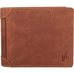 Man Slim Wallet RFID Blocking Distressed Hunter Genuine Leather Wallet for Men